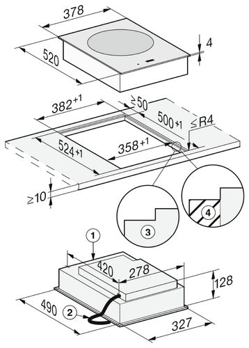 Варочная панель Miele CS 7641 FL