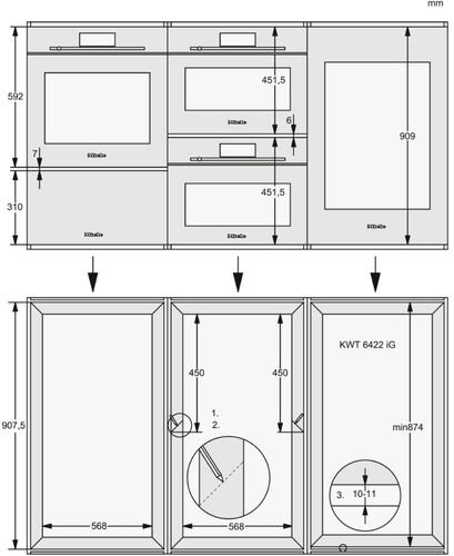 Винный шкаф Miele KWT 6422iG GRGR графитовый серый