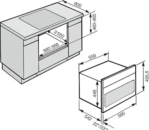 Духовой шкаф Miele H6800BMX BRWS