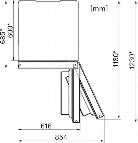 Холодильник Miele KFN 29683 D brws