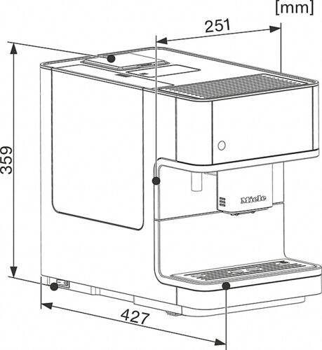 Кофемашина Miele CM 6310 OBSW