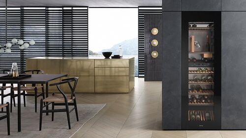 Винный шкаф Miele KWT 6722iGS OBSW черный обсидиан