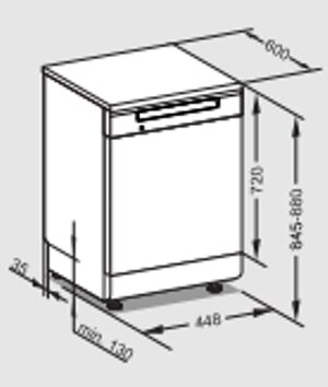 Посудомоечная машина Miele G4203SC Active brws