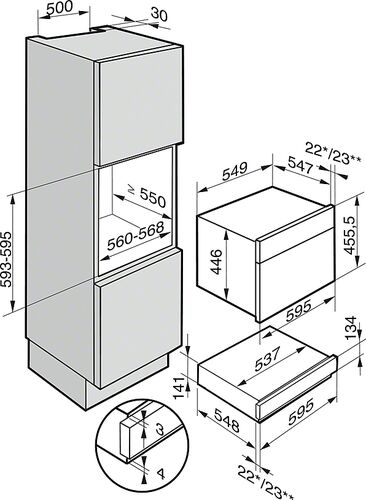 Шкаф для подогрева посуды Miele ESW 6114 EDST/CLST