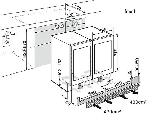 Винный шкаф Miele KWT 6322 UG