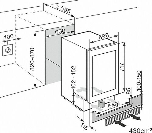 Винный шкаф Miele KWT 6322 UG