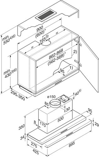 Вытяжка Miele DA3496