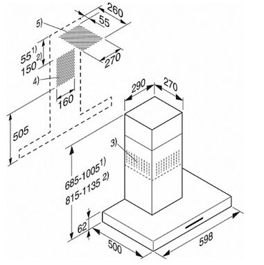 Вытяжка Miele PUR68W